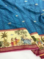 Pretham (Viscose silk) - Indigo - Image 2