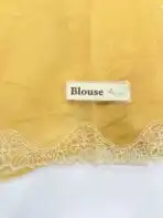 Amelia (Pure Hakoba Organza) - Sunshine Mustard - Image 3