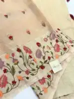 Ayla (Kora tissue silk) - Soft peach - Image 3