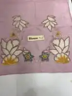 Merlin (Pure designer Organza) - Dusty Rose - Image 4