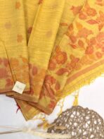 Let’s bloom (Muga cotton) - Marigold yellow