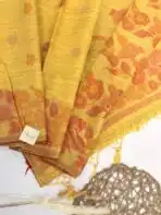 Let’s bloom (Muga cotton) - Marigold yellow