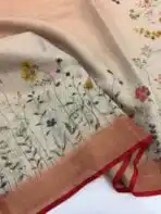 Sia (Embroidered Linen) - Tangerine - Image 2