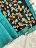 Anvita (Tussar silk) - Rama blue
