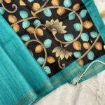 Anvita (Tussar silk) - Rama blue
