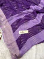 Bhumi (Semi Mysore crepe) - Violet - Image 4