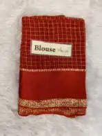 Dilruba (Viscose georgette) - Burnt Orange - Image 6