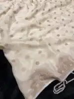 Aandal (Viscose dola silk) - Ivory - Image 3