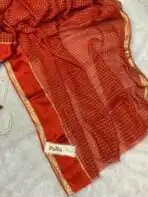 Dilruba (Viscose georgette) - Burnt Orange - Image 5