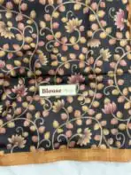 Anvita (Tussar silk) - Earthy Mustard - Image 3