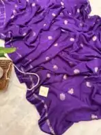 Aandal (Viscose Jute silk) - Royal Purple