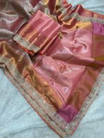 Sukhi (saree) - Salmon - Image 7