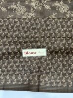 Ezhilmathi (Tussar silk) - Mocha - Image 4