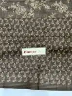 Ezhilmathi (Tussar silk) - Mocha - Image 4