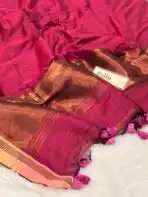 Zoya (Mul cotton) - Berry - Image 3