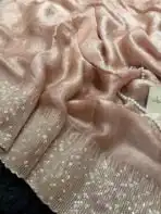 Darcey ( Pure glass organza) - Peachy