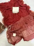 Elara ( Viscose georgette) - Burnt brown - Image 3