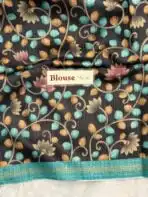 Anvita (Tussar silk) - Rama blue - Image 4