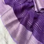 Bhumi (Semi Mysore crepe) - Violet
