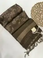 Ezhilmathi (Tussar silk) - Mocha