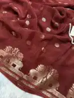 Aandal (Viscose dola silk) - Coffee bean - Image 2