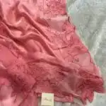 Aarohi ( Pure glass organza) -  Salmon