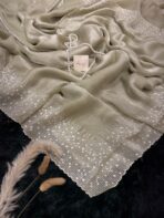 Darcey ( Pure glass organza) - Mint - Image 4