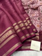 Bhumi (Semi Mysore crepe) - Wine - Image 2