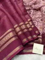 Bhumi (Semi Mysore crepe) - Wine - Image 2