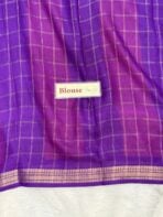 Bhumi (Semi Mysore crepe) - Orange - Image 5