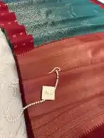 Lakshmi (Semi silk) - Sapphire blue - Image 5