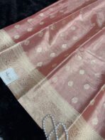 Varnam (Tissue Kancheevaram silk) - Baby pink - Image 3