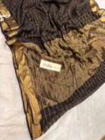 Dilruba (Crushed Viscose georgette) -  Black - Image 4