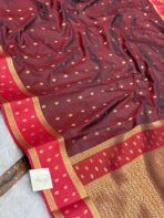 Rohini (Soft silk) - Coffee brown - Image 4