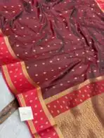 Rohini (Soft silk) - Coffee brown - Image 4