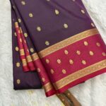 Rohini (Soft silk) - Deep Plum