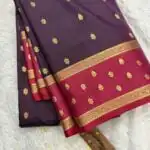 Rohini (Soft silk) - Deep Plum