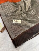 Rohini (Soft silk) - Burnt orange - Image 5