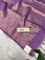 Srishti (Raw silk) - Lilac - Image 3