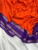 Bhumi (Semi Mysore crepe) - Orange