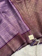 Lakshmi (Semi silk) - Lavender & Purple - Image 3