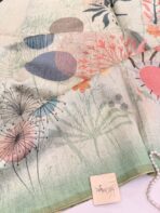 Crushed blooms (Fancy silk) - Green - Image 2