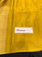 Shivanya (Mushru Kattan silk) - Golden Mustard - Image 5