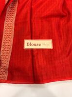 Shivanya (Mushru Kattan silk) - Red - Image 3