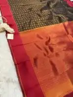 Lakshmi (Semi silk) - Black - Image 3