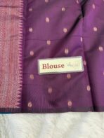 Lakshmi (Semi silk) - Deep sea blue - Image 6