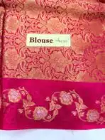 Shivanya (Mushru Kattan silk) - Hot pink - Image 6
