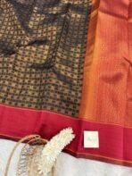 Lakshmi (Semi silk) - Black - Image 2