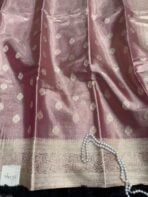 Varnam (Tissue Kancheevaram ) - Blush pink - Image 4
