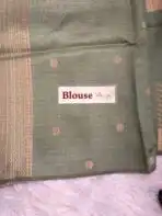 Srishti (Raw silk) - Pista Green - Image 5